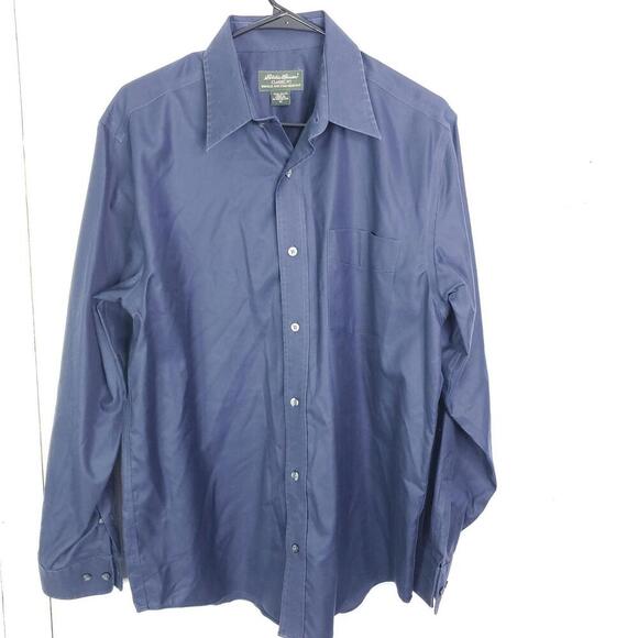 Eddie Bauer Shirt Mens M Classic Fit Wrinkle Stain Resistant Button Down Career - Picture 1 of 8